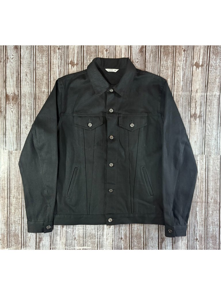 3sixteen Type 3s Selvedge Denim Trucker Jacket Sz Xl Color Double Black
